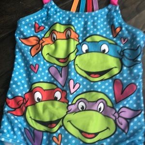 ninja turtle bathing suit girl